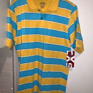CXS TwentyOne Brand Boys XL (18/20) Stripe Cotton Short Sleeve Polo New